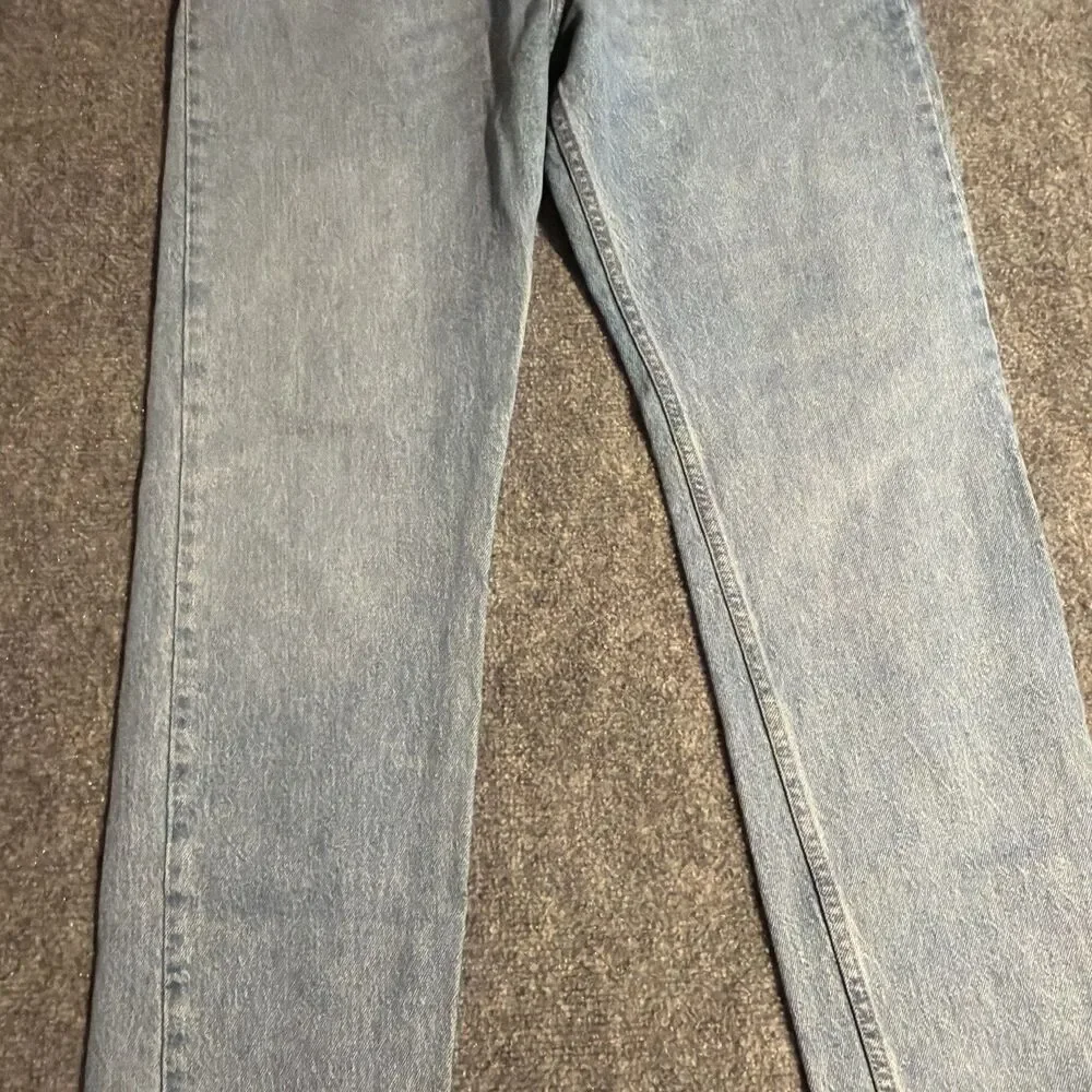 Vtg Levis 512 Denim Jeans Mens 36x34 Blue Straight 5 Pocket Made Mexico Y2K